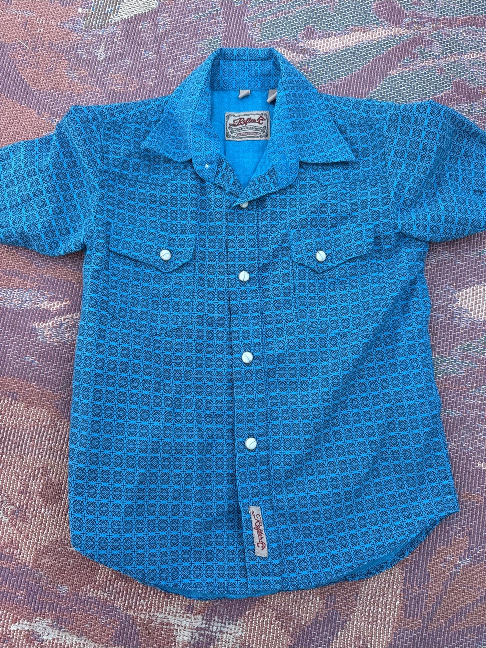 Boys Rafter C pearl snap